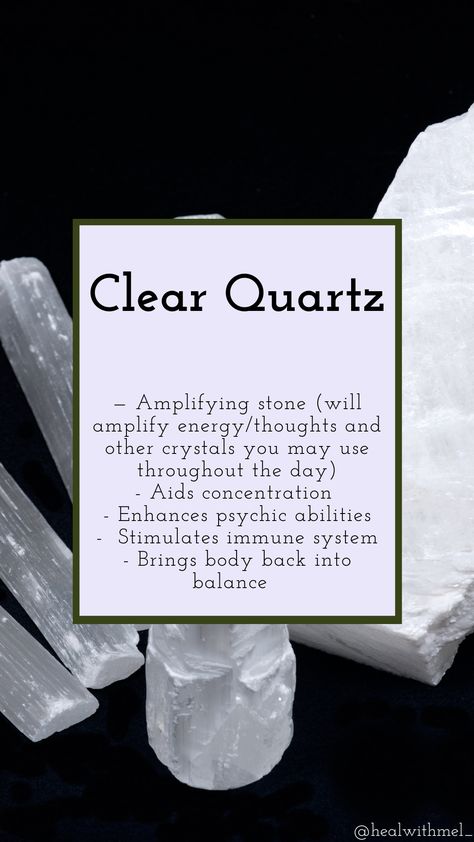 Healing properties of Clear Quartz Candle Quartz Meaning, Crystal Grimoire, Clear Quartz Properties, Magic Spell Book, Aids Day, Crystal Healing Stones, Psychic Abilities, White Quartz, Spell Book