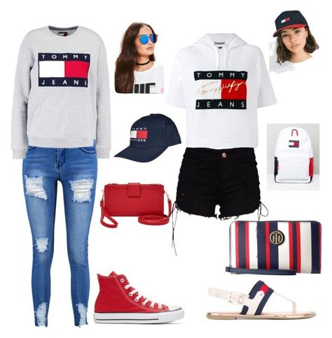 "tommy hilfiger❤" by officially-mya ❤ liked on Polyvore featuring Boohoo, Relic, Tommy Hilfiger, Converse and Missguided Tommy Hilfiger Outfits Women Summer, Tommy Hilfiger Outfits Women, Tommy Clothes, Tommy Hilfiger Outfits, Hilfiger Outfits, Steet Style, Tommy Hilfiger Girl, Wardrobe Goals, Tommy Hilfiger Women