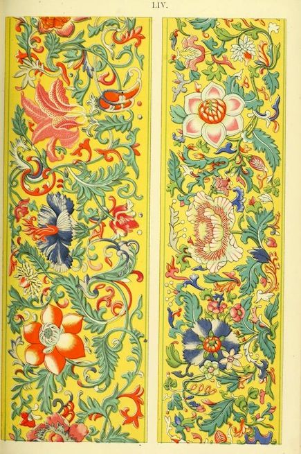 Kelmscott Press, Chinese Ornament, Owen Jones, Chinese Element, Chinese Pattern, Art Chinois, Chinese Embroidery, Chinese Design, Art Japonais