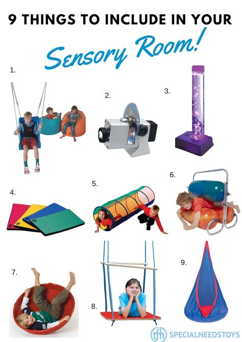 Sensory Gym At Home Small, Sensory Equipment Special Needs, Sensory Office Ideas, Sensory Seeker Playroom, Sensory Toy Room, Low Stimulation Room, At Home Sensory Room, Sensory Area Ideas, Sensory Room At Home