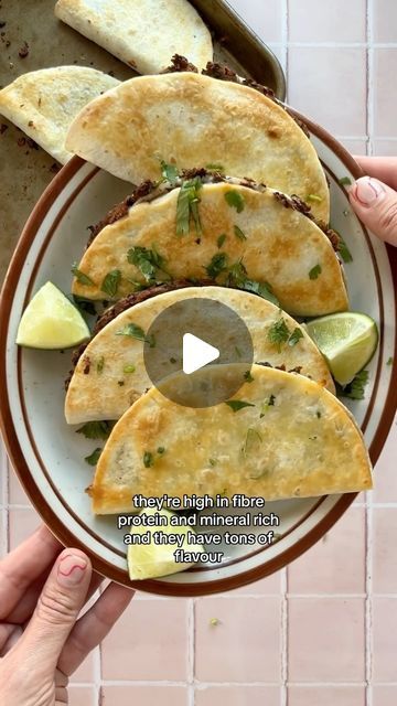 45K views · 1.8K likes | Desiree Nielsen RD on Instagram: "If you need me I’ll be making tacos 🌮 

These easy smashed black bean tacos aren’t exactly a traditional technique, but they’re my love letter to the flavours and textures of one of my favourite cuisines, the food of Mexico. 🇲🇽 

You let the oven (and a well-oiled baking sheet) crisp up all the tortillas at once so you don’t have to stand over the stove with each one AND because you’re baking them, you don’t need to cook the black bean filling. Ridiculously easy and SO flavourful!

Mexico city is easily one of my favourite food cities and I’ll eat tacos every single day there, whether it’s street side or fancy chef ones. All are freaking DELICIOUS. 

(FYI…Mexico City is also super vegan friendly and the same distance from Vancou