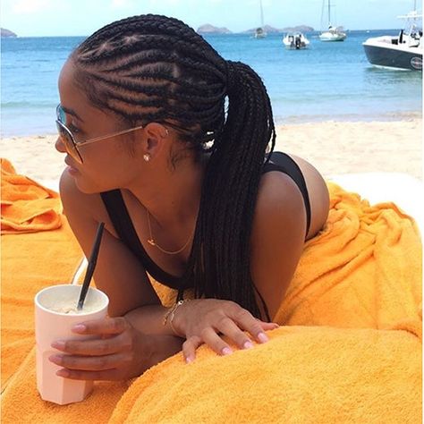 Vacation Hair, Twisted Hair, Vacation Hairstyles, Protective Hairstyles For Natural Hair, Luxurious Hair, Beautiful Braids, Big Chop, Girls Braids, Cornrow Hairstyles