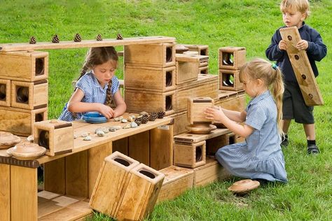 Daycare Playground, Community Playthings, Playgrounds Architecture, Outdoor Play Structures, Outdoor Play Areas, Coffee Shop Interior Design, Diy Playground, Wooden Playset, School Playground