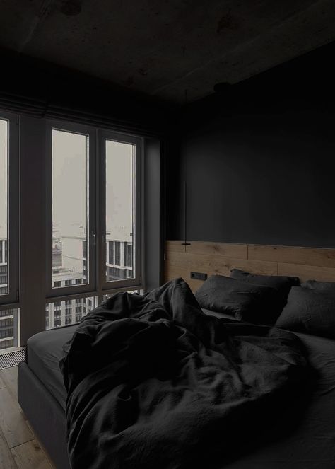 Black Bedroom Design, Black Bedroom, Room Deco, Dream House Rooms, Minimalist Room, Dream Room Inspiration, Room Makeover Bedroom, Room Makeover Inspiration, Room Inspiration Bedroom