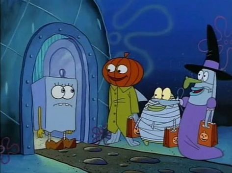 Spongebob Halloween, Spongebob Pics, Spongebob Funny, Spongebob Wallpaper, Feliz Halloween, The Boogeyman, Halloween Wallpaper Iphone, Halloween Inspo, Season Of The Witch