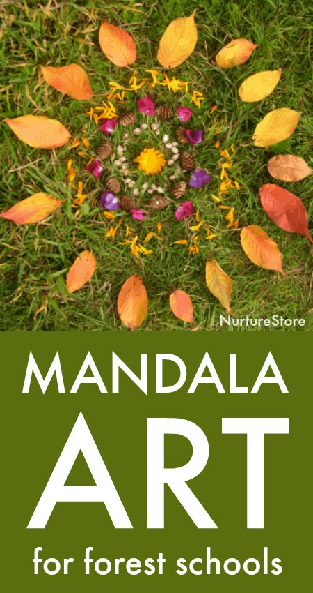 Forest school mandala activities - easy outdoor art projects for forest school Mandala Activities, Forest School Activities Eyfs, Outdoor Art Activities, Nature Art Projects, Outdoor Art Projects, Forest School Ideas, Outdoor Education Activities, Forest Activities, Forest Play