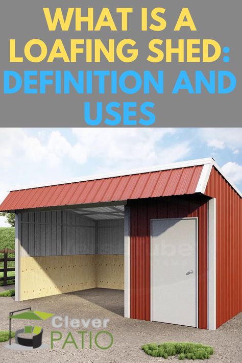 What is a Loafing Shed Three Sided Shed, Loafing Shed, Sloped Roof, Run In Shed, Barn Animals, Animal Pen, Wind And Rain, Weather Conditions, Roof