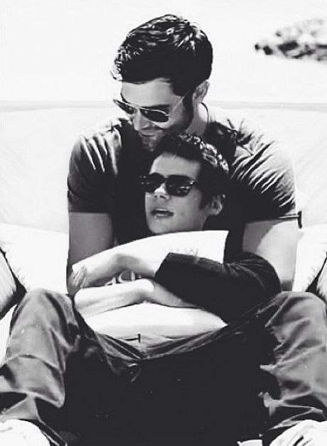 Dylan O'Brien and Tyler Hoechlin: Derek Teen Wolf, Stiles Teen Wolf, Dylan O Brien Cute, Dylan O Brain, Sterek Fanart, Teen Wolf Ships, Peter Hale, Dylan Obrian, Teen Wolf Funny