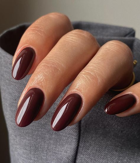 STELLAR GEL™ | CHERRY COLA ~ I’d have to say this has been the fall fav so far! Let us know what your favourite colour is for fall? Comment below ⬇️ 📸 … | Instagram Dark Brown Nails, Nail Ideas For Winter, Edgy Nail Art, Old Money Winter, Embrace Your Dark Side, Winter Nail Ideas, Brown Nail Polish, Color For Nails, 2024 Nails