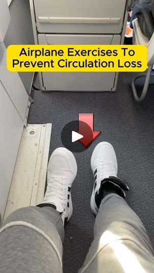 21K views · 275 reactions | Performing exercises like heel and toe raises, ankle rotations, and leg movements during plane flights is crucial for increasing circulation in the legs. Prolonged periods of sitting can lead to pooling in the legs, increasing the risk of deep vein thrombosis (DVT) and discomfort. These simple exercises help to stimulate flow, prevent stiffness, and reduce the risk of clot formation. Additionally, they promote flexibility and alleviate discomfort associated with prolonged immobility. Incorporating these movements into your flight routine can significantly contribute to overall comfort and reduce the risk of potential health complications.

Work out with my low-impact, full-length, beginner-friendly home workout routines on the Justin Agustin Fitness app, availab Stairs Exercise, Plane Flights, Vein Thrombosis, Plane Flight, Foot Exercises, Swollen Legs, Exercise Ideas, Chair Exercises, Traveling Tips