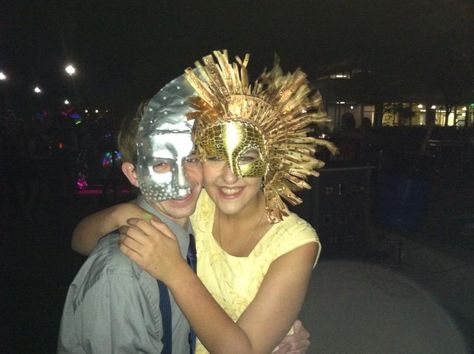 We were the sun and the moon for our college masquerade dance :) Sun Costume Man, Sun And Moon Halloween Costume Couple, Sun And Moon Couple Costume, Moon Costume Men, Sun And Moon Costume Couple, Sun And Moon Costume, Masquerade Dance, Moon Costume, Clever Halloween