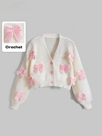 Pink Crop Cardigan, My Melody Cardigan, Cute Pink Cardigan, Cute Knitwear, Kawaii Winter Clothes, Cute Pink Winter Outfits, Sanrio Cardigan, Coquette Cardigan, Kawaii Winter Outfits