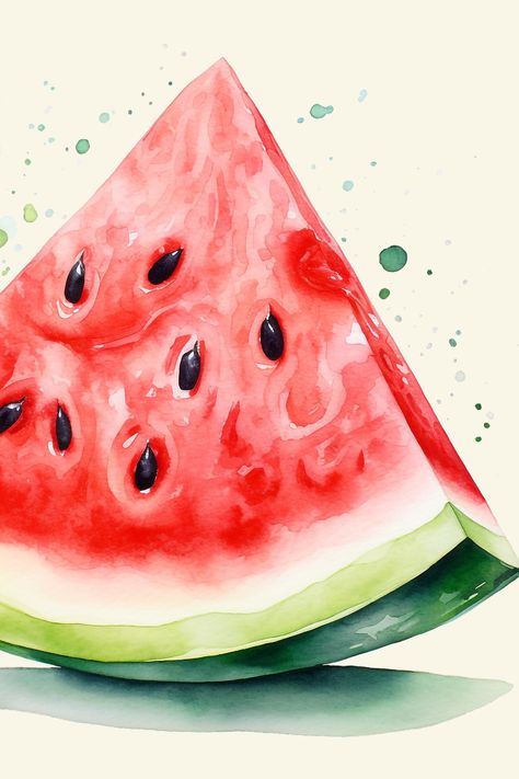 watermelon clipart set: 10 PNG files, 4000×4000 Pixel, 300 dpi, transparent background, generated with AI Watermelon Art Illustrations, April Prompts, Watermelon Art Painting, Happy Onam Images, Watermelon Aesthetic, Watermelon Drawing, Watermelon Watercolor, Watermelon Clipart, Watermelon Illustration