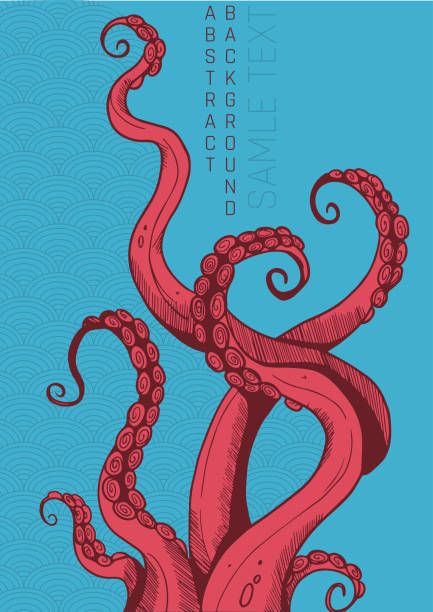 Purple Octopus Drawing, Octopus Illustration Art, Funny Octopus Drawing, Octopus Graphic Design, Octopus Reference Photo, Octopus Illustration Graphic Design, Sea Creature Illustration, Vrc Avatars, Octopus Art Drawing