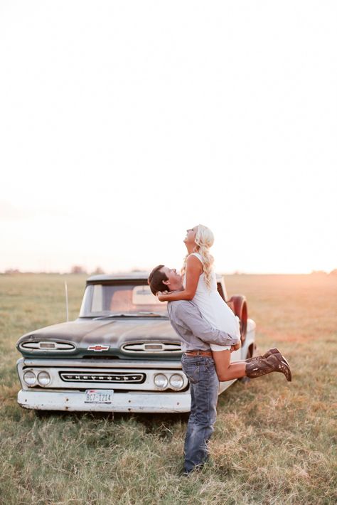 View entire slideshow: Romantic Couple Moments That Will Sweep You Off Your Feet on http://www.stylemepretty.com/collection/4318/ Country Couple Pictures, Country Couple, Family Ranch, Country Couples, Engagement Picture Ideas, Engagement Pictures Poses, Couples Pictures, Cute Couple Quotes, Old Truck