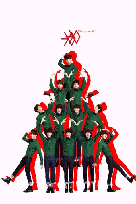 EXO Wallpaper for iPhone Exo Christmas Wallpaper, Christmas Wallpaper Pc, Exo Christmas, Iphone Wallpaper Simple, Exo Cartoon, Snow Wallpaper, Exo Kaisoo, Exo 12, Exo Wallpaper