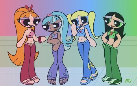 Powerpuff Girls Teenagers, Johnny Test, Super Nana, Powerpuff Girls Wallpaper, Anime Kitten, Ppg And Rrb, Powerpuff Girl, The Powerpuff Girls, The Powerpuff