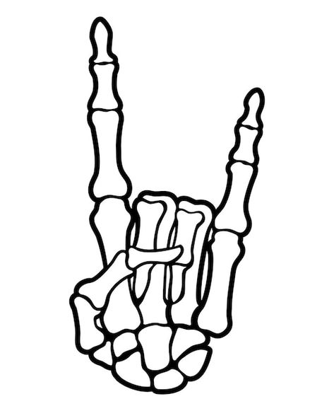 Vector skeleton finger rock and roll dev... | Premium Vector #Freepik #vector #devil-logo #devil #music-concert #show-poster Devil Logo, Skeleton Finger, Rock Sign, Skeleton Hand Tattoo, Devil Horns, Hand Sign, Heart Tree, Skeleton Hands, Cityscape Photos