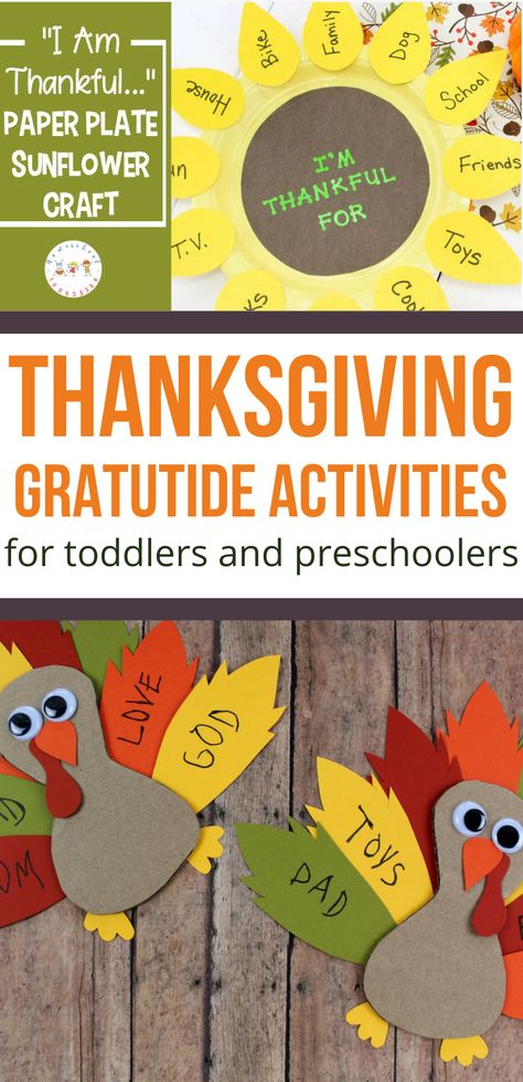 Thanksgiving Toddler Activities, Gratitude Activities For Kids, Thankful Activities, Fall Activities For Toddlers, Thanksgiving Activities Preschool, Thanksgiving Toddler, Thankful Turkey, Thanksgiving Activity, Thanksgiving Gratitude