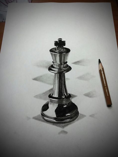 king chess piece in charcoal pencil King Of Chess Tattoo, Chessboard Tattoo, King Piece Tattoo, Chessboard Drawing, Chess King Tattoo, Chess Tattoo King, Tattoo Chess, King Chess, Checkmate Tattoo