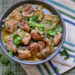 Instant Pot® Chile Verde Instant Pot Chile Verde, Green Pork Chili, Instant Pot Chile, Pork Chili Verde, Chile Verde Recipe, Pork Chili Recipe, Pork Sirloin Roast, Chili Verde Pork, Green Chili Pork