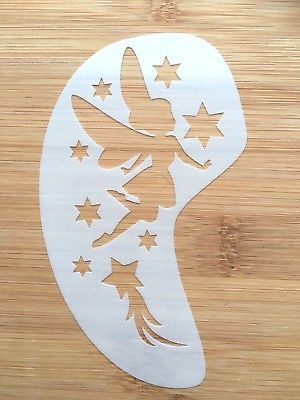 Face painting stencil reusable washable flower fairy face and cheek c11cm x 7 cm | eBay Stencil Art Ideas, Face Painting Templates, Stensil Bunga, Face Paint Stencils, Face Painting Unicorn, Fairy Face, Face Painting Stencils, Dancing Woman, Paint Stencil