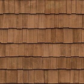 Textures Texture seamless | Wood shingle roof texture seamless 03835 | Textures - ARCHITECTURE - ROOFINGS - Shingles wood | Sketchuptexture Tilable Textures, Roof Texture Seamless, Wood Shingle Roof, Sketchup Texture, Roof Texture, Plan Photoshop, Cedar Shake Roof, Shake Shingle, Brick Wall Texture