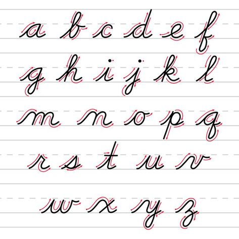 Cursive script is an alternate way of writing with letters. It’s slower, more deliberate, and more flowy than standard printed letters. Learning cursive is not difficult, but it can be challenging. Cursive is a beautiful way to write that adds personal style and expression to your words. This article will give you tips on how you can master this elegant form of handwriting. Keep reading to learn more! How To Do Cursive, Writing In Cursive, Beautiful Cursive Fonts, Fonts Cursive, Learning Cursive, Handlettering Calligraphy, Printed Letters, Cursive Script, Cursive Handwriting