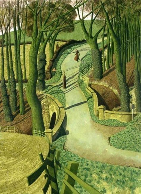 Simon Palmer, Digital Museum, British Art, Naive Art, Painting Reproductions, British Artist, In The Woods, Landscape Art, Painting & Drawing