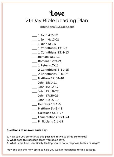 Are you experiencing God's love? Download this Free Topical Bible Reading Plan on Love. #biblestudy #biblereading #scripturewriting Love Bible Study, Topical Bible Reading Plan, Bible Plans, Scripture Writing Plans, Love Bible, Scripture Writing, Personal Bible Study, Bible Study Plans, Bible Study Methods