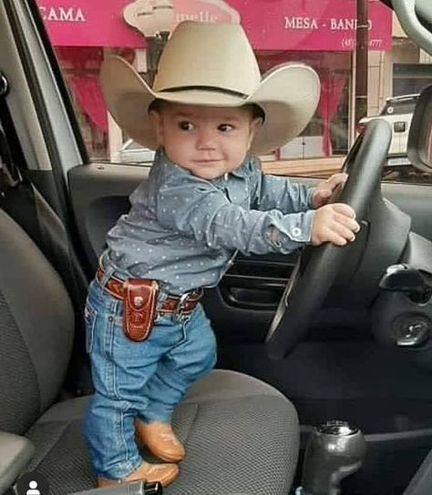 Western Baby Clothes, Baby Boy Cowboy, Country Baby Boy, Baby Clothes Country, Cowboy Baby, Western Babies, Foto Baby