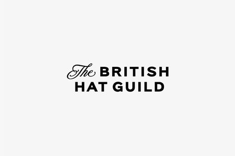 Who wants to be a milliner? Great branding here from Counter Studio for the British Hat Guild | Creative Boom Logo inspiration - logo design, logos, designer, design, graphic design, typography, brand, brand design, branding, creative, creative design, entrepreneur, blog design, small business owner, biz, submarks, icons, favicon, Beauty branding, feminine logo, modern logo design, photographer logo, Branding design Blog Logo Inspiration, Hat Branding, British Logo, Branding Feminine, British Aesthetic, British Hats, Beauty Branding, England Aesthetic, Logo Branding Design