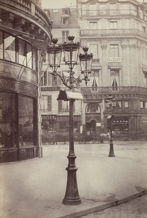 An Insider's View Of 19th-Century Paris (Even The Urinals) | WBUR News Gas Lamps, Paris History, Modern Metropolis, Old Paris, Paris Vintage, Photos Vintage, Paris Photography, Paris Photo, French Photographers