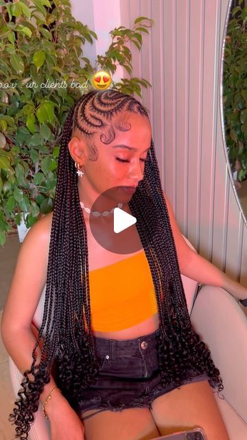 BRAIDZ AND BEYOND🤍 on Instagram: "We are currently accepting walk-ins only. Except VIP lounge.  Shop opens 8:30am everyday and Sundays 1:30pm.   Style: lemonade braids💕   Please note that walk-ins are first come first serve affair.   Tap on the link in our bio to WhatsApp us.  #braidsbraidsbraids #braidsshoot #braids&beyond  #blackownedbusiness  #knotlessboxbraids #braidedhairstyles #feedinbraids #nycbraids #nycbraider #bronxbraider #bronxbraids #newyorkbraider #newyorkbraids #knotlessbraidsnyc #longbraids #stitchbraids  #braided  #blackgirlmagic #braidedponytail #models #beautifulwomen #braidsbraidsbraids #braidsatlanta #ghanabraidsmiami #ghanabraidstyles #ghanabraids  Disclaimer ‼️ I do not own the copy rights to this song" Box Braids Sizes, Ghana Braid Styles, Butterfly Braid, Ghana Braids, Protective Hairstyle, Stitch Braids, Short Braids, Fulani Braids, Knotless Braids