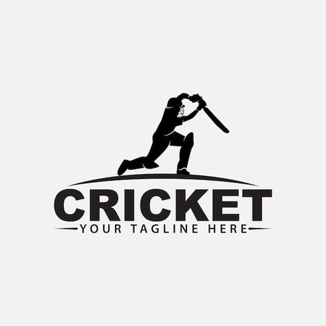 Cricket logo Premium Vector | Premium Vector #Freepik #vector #cricket-logo #cricket-player #league-logo #cricket-team Cricket Team Logo Design, Cricket Team Names Ideas, Cricket Team Logo, Logo Cricket, Best Team Names, Cricket Logo Design, Cricket Helmet, Cricket Logo, About Cricket