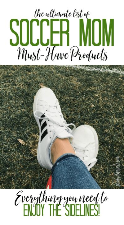 A practical list of Soccer Mom Must-Haves that will have you enjoying the sidelines at every game - rain or shine! Tips on what products to pack in your soccer mom bag; as well as suggestions to make sure you are prepared for long soccer days. #soccer #soccermom #soccerlife #momlife Soccer Mom Bag, Soccer Team Mom, Sports Mom Bag, Soccer Game Outfits, Toddler Soccer, Soccer Games For Kids, Soccer Mom Gifts, Mom Essentials, Soccer Bag