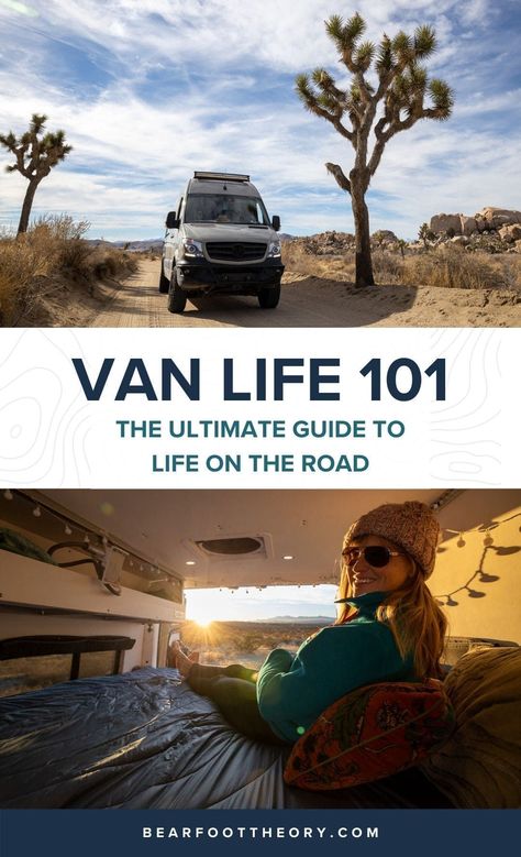 Curious about van life? Learn how to live in a van with tips on van conversions, downsizing, making money as a van lifer, and more. Traveling Van, Rv Life Hacks, Live In A Van, Living In A Van, Van Travel, Camper Van Life, Old Campers, Mini Houses, Van Conversions