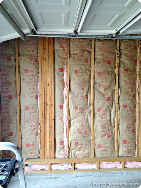 Garage Insulation Diy, Wall Insulation Diy, Insulating Garage Walls, Unfinished Garage, Garage Art Studio, Diy Insulation, Garage Insulation, Basement Organization, Man Garage