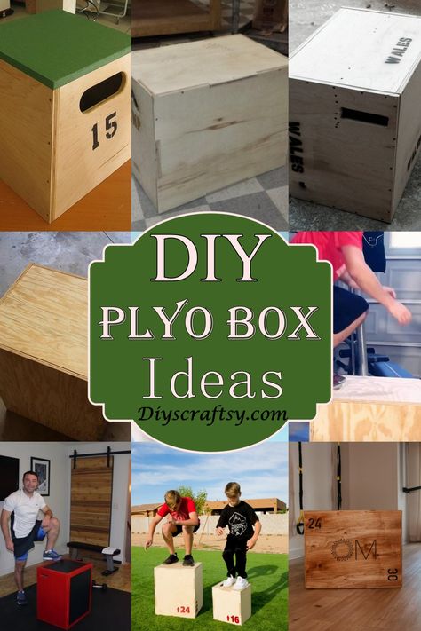 Diy Plyo Box, Homemade Gym Equipment, Skil Saw, Diy Gym Equipment, Crossfit Box, Plyo Box, Diy Gym, Diy Workout, Plyometric Workout