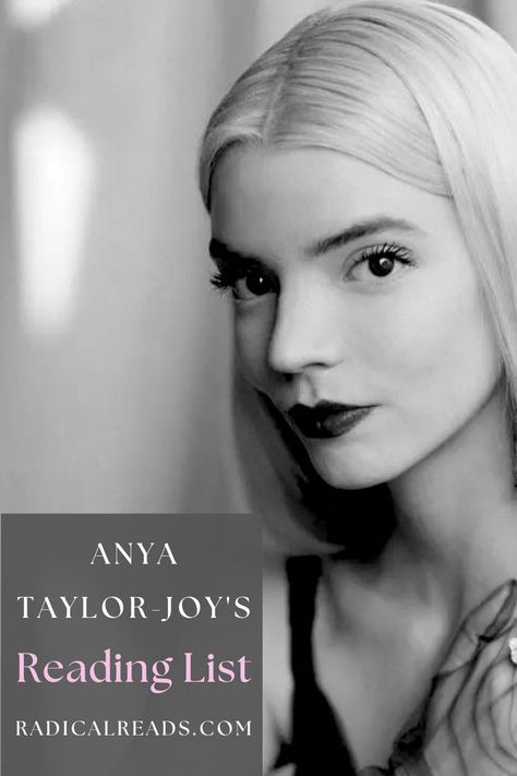 Anya Taylor-Joy's Reading List Celebrity Reading Books, Library Writer Reader Bookish, Books For Actors, Classics To Read Book Lists, Good Classic Books, Celebrity Book Recommendations, Classic Books To Read List, Novel Recommendation, Media Recommendations