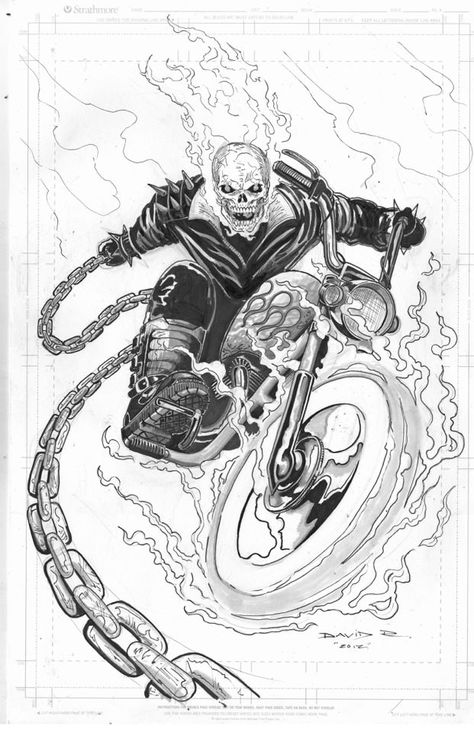 Ghost Rider Drawing Pencil, Ghost Rider Tattoo Ideas, Ghost Rider Drawing Sketches, Ghost Rider Tattoo Design, Ghostrider Sketch, Biker Art Drawing, Ghost Rider Art, Ghost Rider Comic, Rider Tattoo