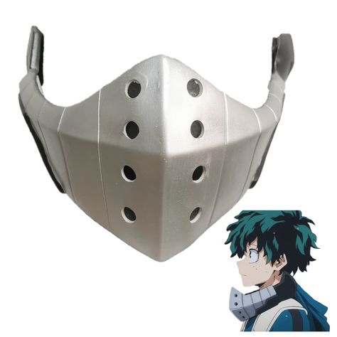 PRICES MAY VARY. Unique Costume: A high-quality cosplay costume will make your party more enjoyable. Or you can give it as a gift to family, friends, or role-playing fans. This Izuku Midoriya mask is your best choice, it will bring you a lot of fun! High-quality Material: The Izuku Midoriya mask is made of latex. Hand-drawn, realistic workmanship, a very cool role-playing prop. Size: One size fits most people. The mask is comfortable and breathable. More Fun: The Izuku Midoriya mask is perfect f Deku Mask, My Hero Academia Deku, Hero Mask, Deku Cosplay, Masque Halloween, Baby Luggage, Mask Template, Halloween Masquerade, Unique Costumes