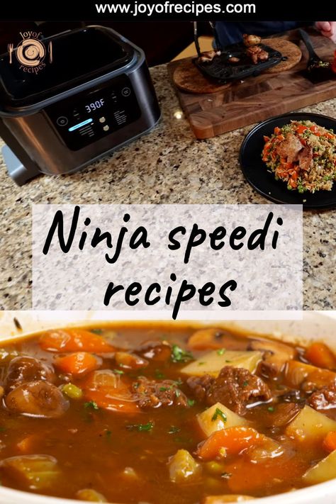 Are you ready to take your cooking game to the next level with the Ninja Speedi recipes? This little kitchen wizard is about to become your new best friend, helping you whip up dishes that are not only mouthwatering but also super quick to make. Let’s dive into the delicious world of Speedi cooking! Ninja Cooking System, Ninja Cooking System Recipes, Ninja Recipes, Cooking Game, Air Fryer Dinner Recipes, Beef Stew Recipe, Yummy Chicken Recipes, Air Fryer Recipes Healthy, Little Kitchen