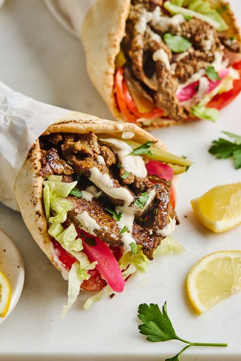 Beef Shawarma Wrap, Beef Shawarma Recipe, Shawarma Sandwich, Shawarma Ingredients, Shawarma Wrap, Beef Shawarma, Shawarma Seasoning, Shawarma Spices, Beef Wraps