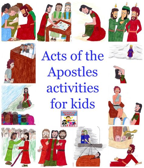 Acts of the Apostles activities for kids Pentecost Sunday School Lesson, Pentecost Sunday School, Acts Of The Apostles, The Apostles, Bible Crafts For Kids, Sunday School Activities, Childrens Bible, Kids Class, Bible Lessons For Kids