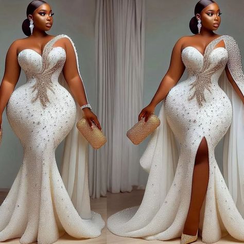 Nanice Weddings | Wedding dresses in Accra | BREATHTAKING ❤️🌟 #WeddingDressGoals #BridalMagic😍❤️.... We are just a call away +233243622172 . . . . @weddingdresslookbook… | Instagram Dress For Chubby Ladies, Nigerian Wedding Dresses Traditional, Long White Wedding Dress, Dress For Chubby, Latest Wedding Gowns, Nigerian Wedding Dress, Extravagant Wedding Dresses, Glam Wedding Dress, White Wedding Theme