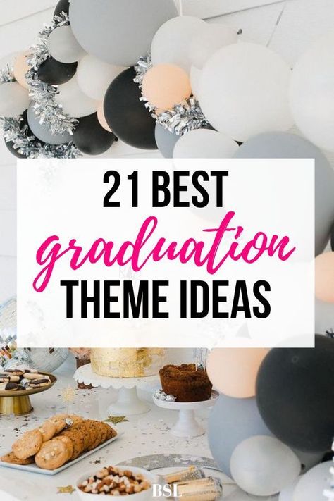 In LOVE with so many of these graduation party theme ideas!! Now is the time to start planning and I've got so many good ideas. #graduationparty Graduation Theme Ideas, Graduation Party Theme Ideas, Outdoor Graduation Party Decorations, Boys High School Graduation Party, High School Graduation Party Decorations, College Grad Party, Graduation Party Table, Backyard Graduation Party, Outdoor Graduation Parties