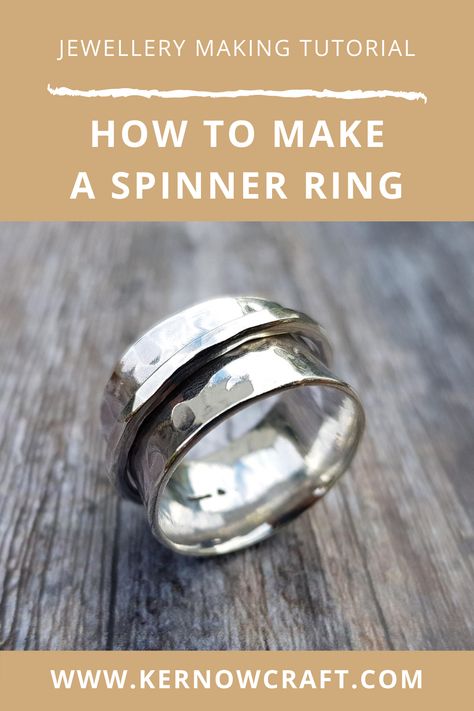 Make A Silver Ring, How To Make Hammered Silver Jewelry, Beginner Soldering Projects, Copper Soldering Jewelry, Making Silver Jewelry Tutorials, Beginner Soldering Jewelry, Silver Jewelry Making Ideas, Diy Sterling Silver Jewelry, Soldering Jewelry Rings