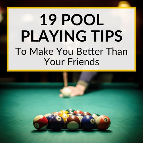 There are lots of pool playing tips, but most are ones you should ignore. To master pool, start with the fundamental tips below, especially the one that talks... Billiards Game, Inversion Table, Billiard Pool Table, Friends Workout, Pool Games, Play Pool, Body Condition, Billiards Pool, Pool Cues