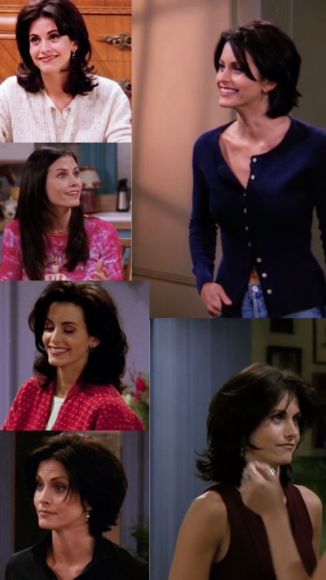 Monica Geller in Friends hair inspo 🩵 #friends #friendstvshow #monicageller #hair #haircut #inspo Hair Make Up, Monica Haircut, Monica Friends, Haircut Inspo, Friends Hair, Monica Geller, Hair Haircut, Friends Tv Show, Hair Inspo